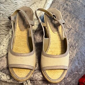 Donald J. Pliner Tan Espadrille Sandals